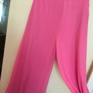 NWT. PINK ST JOHN PALLAZZO PANTS